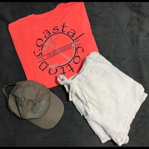 Bright Pink Coastal Cotton Tee